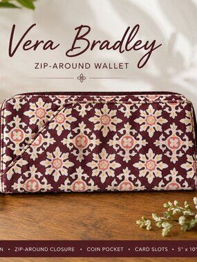 Vera Bradley Zip-Around Wallet